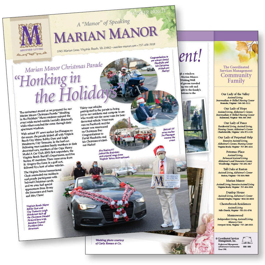 "A Manor of Speaking" newsletter thumbnail